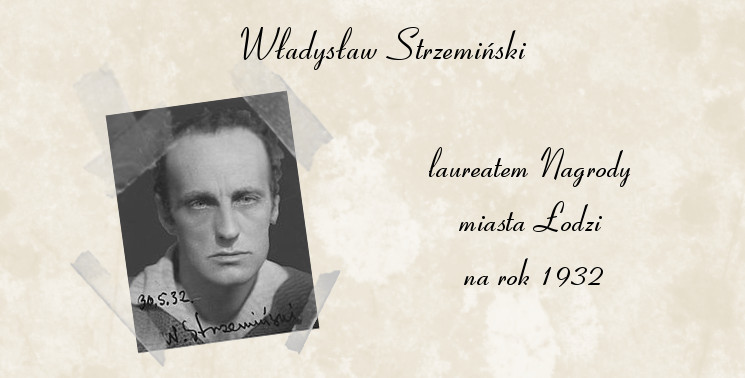 Władysław Strzemiński laureatem Nagrody miasta Łodzi na rok 1932